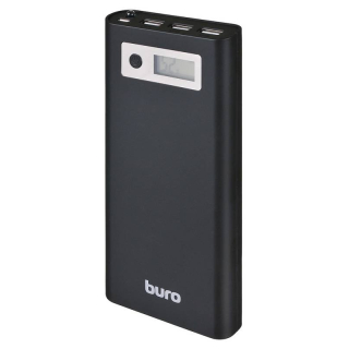 Мобильный аккумулятор Buro RA-16000  Li-Ion 16000mAh 2.1A+1A черный 3xUSB  купить в Инфотех
