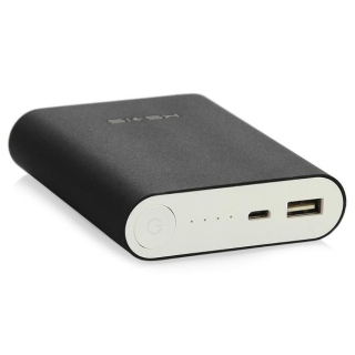 Внешняя батарея KS-is Power KS-239Black, 10400 мА/ч, черная, переходники 3 шт. (micro USB, mini USB, Apple Lightning)  купить в Инфотех