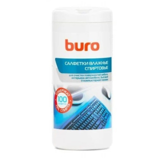 Салфетки влажные Buro BU-AN32 антибактериальные (100лист.) спиртовые  купить в Инфотех