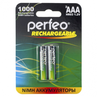 Аккумулятор Perfeo AAA1000mAh/2BL (2шт)  купить в Инфотех