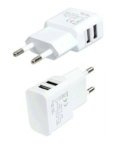Зарядное устройство Orient PU-2402 на 2xUSB 2100mA белый  купить в Инфотех Зарядное устройство Orient PU-2402 на 2xUSB 2100mA белый  купить в Инфотех