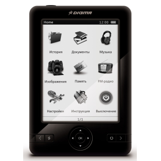 Электронная книга Digma E501 Pearl 5 дюймов 2Gb чёрная + чехол купить в Инфотех Электронная книга Digma E501 Pearl 5 дюймов 2Gb чёрная + чехол купить в Инфотех