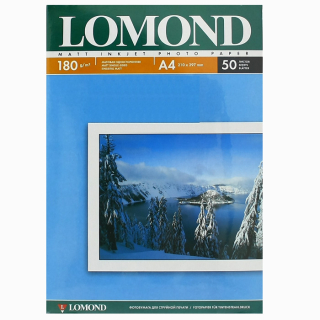 Фотобумага Lomond A4 180г/м2 50л. односторонняя, матовая (0102014) купить в Инфотех Фотобумага Lomond A4 180г/м2 50л. односторонняя, матовая (0102014) купить в Инфотех
