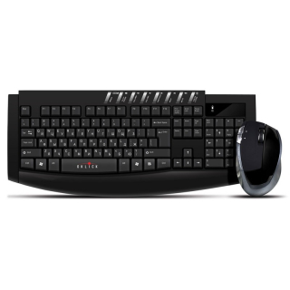 Беспроводной комплект клавиатура + мышь Oklick 230M Black  USB  купить в Инфотех