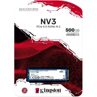 Накопитель SSD 500Gb Kingston SNV3S/500G     M.2 2280  NVMe  купить в Инфотех