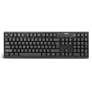Клавиатура SVEN Standard 304 USB черная, USB-хаб купить в Инфотех Клавиатура SVEN Standard 304 USB черная, USB-хаб купить в Инфотех