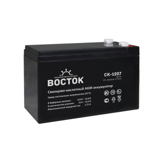 Аккумулятор для ИБП Восток CK 1207 7Ah 12V купить в Инфотех Аккумулятор для ИБП Восток CK 1207 7Ah 12V купить в Инфотех