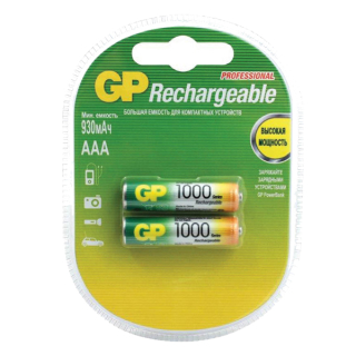 Аккумулятор GP 100AAAHC-CR2 1000mAh AAA 2шт купить в Инфотех Аккумулятор GP 100AAAHC-CR2 1000mAh AAA 2шт купить в Инфотех