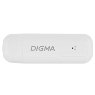 Модем 3G/4G Digma DW1960WH   USB Wi-Fi +Router белый   купить в Инфотех