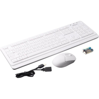 Беспроводные клавиатура + мышь A4Tech Fstyler FG1012  white  купить в Инфотех