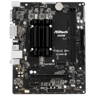 Мат. плата ASRock J4025M с процессором  купить в Инфотех