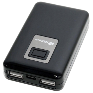 Портативная батарея NEXCELL PB-M5100, 5100 мА/ч, LI-POL, 2*USB 2100+1000mA  купить в Инфотех