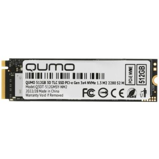 Накопитель SSD 512GB QUMO QM Novation Q3DT-512GMSY/GSCY-NM2   M.2  PCI-e  купить в Инфотех
