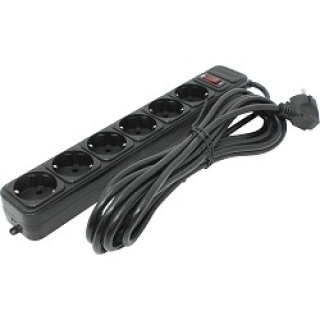 Сет. фильтр Exegate SP-6-5B, 6 розеток, 5м, черный  купить в Инфотех