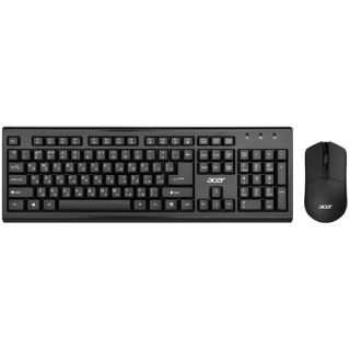 Беспроводная клавиатура + мышь Acer OKR120  черный USB   купить в Инфотех