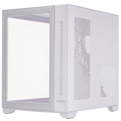 Корпус Ginzzu V400 RGB  белый  без БП  купить в Инфотех