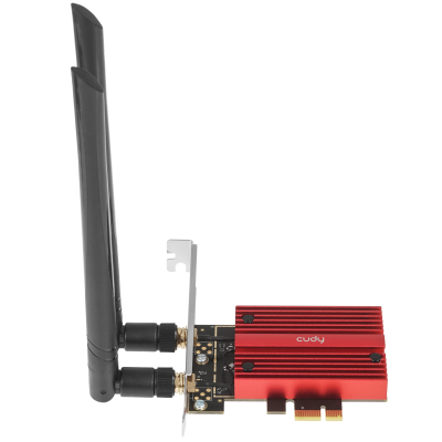 Беспроодной адаптер Cudy WE3000S АХ5400  PCI-e  2ант.  купить в Инфотех