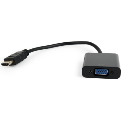 Переходник HDMI-VGA 19M/15F 15см  Cablexpert    A-HDMI-VGA-04  купить в Инфотех
