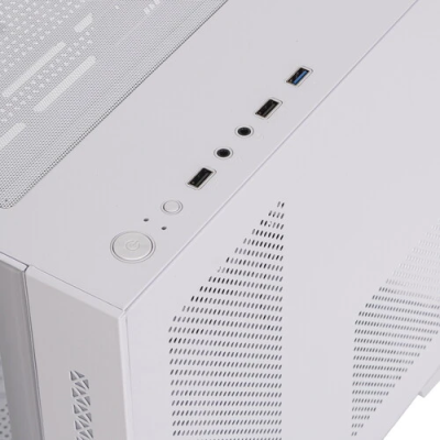 Корпус Ginzzu V400 RGB  белый  без БП  купить в Инфотех