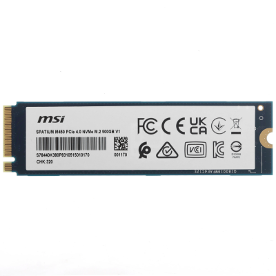 Накопитель SSD 500Gb MSI SPATIUM M450 V1   M.2  PCIe   S78-440K380-P83  купить в Инфотех