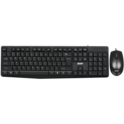 Клавиатура + мышь Acer OMW141 черный USB   купить в Инфотех