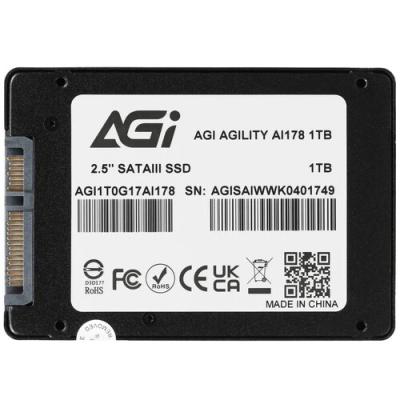 Накопитель SSD 1TB AGi AI178  AGI1T0G17AI178  SATA  2.5"  купить в Инфотех