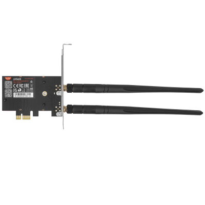Беспроодной адаптер Cudy WE3000S АХ5400  PCI-e  2ант.  купить в Инфотех