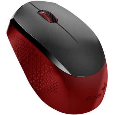 Мышь беспроводная Genius NX-8000S черный/красный, тихая  купить в Инфотех
