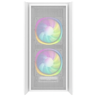 Корпус Powercase Alisio Micro Z3W ARGB   белый   купить в Инфотех