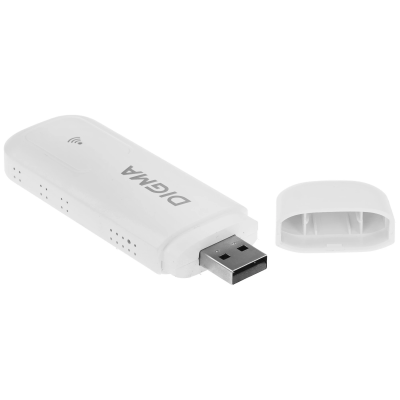 Модем 3G/4G Digma DW1960WH   USB Wi-Fi +Router белый   купить в Инфотех