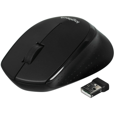 Мышь беспроводная Logitech M330 Silent Plus Black  купить в Инфотех