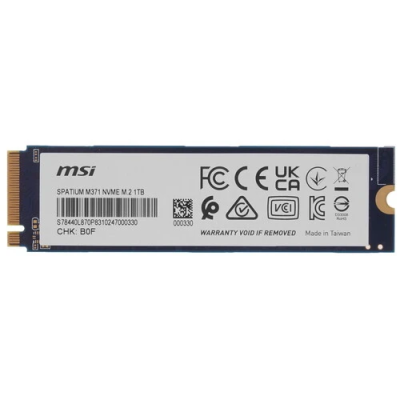 Накопитель SSD 1Tb  MSI SPATIUM M371  M.2 NVMe  PCIe  купить в Инфотех