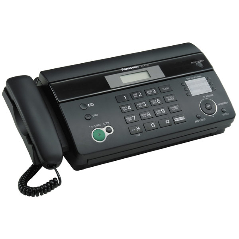 Факс Panasonic KX-FT982RU-B  черный термобумага Б/У  купить в Инфотех