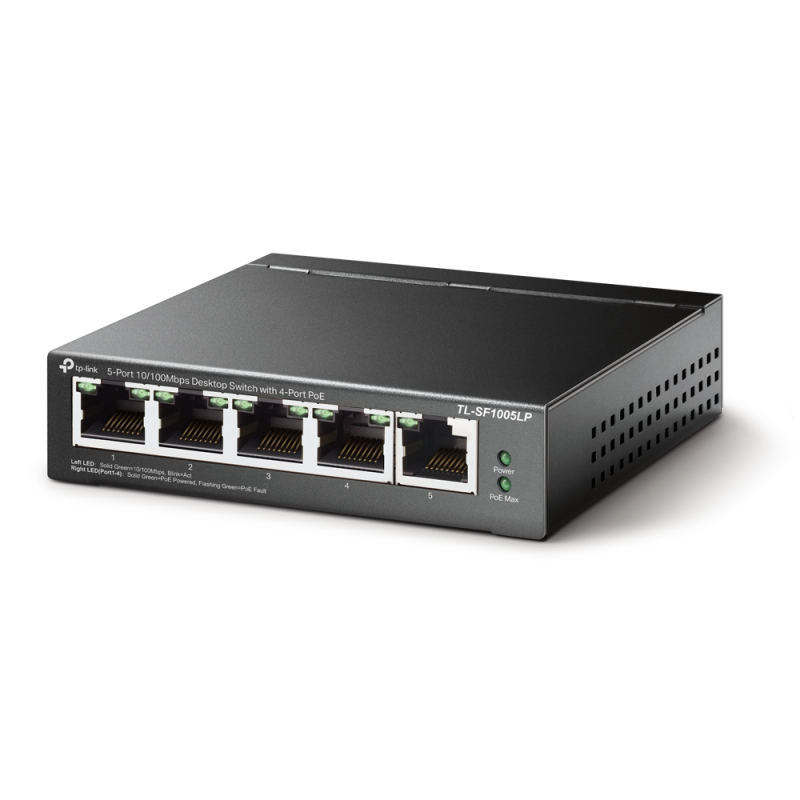 Коммутатор TP-Link TL-SF1005LP  5x100  (4xPoE)  купить в Инфотех