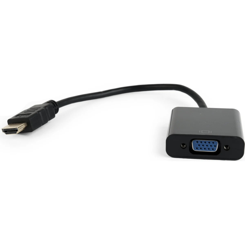 Переходник HDMI-VGA 19M/15F 15см  Cablexpert    A-HDMI-VGA-04  купить в Инфотех