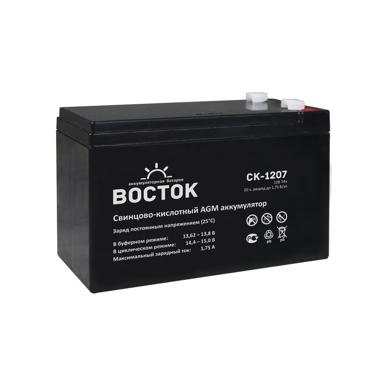 Аккумулятор для ИБП Восток CK 1207   7Ah 12V  купить в Инфотех