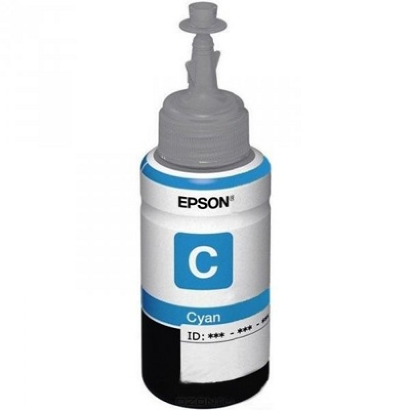 Чернила Epson C13T66424A для  L100/L110/L120 cyan 70 мл  купить в Инфотех