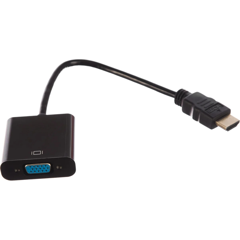 Переходник HDMI-VGA 19M/15F 15см  Cablexpert    A-HDMI-VGA-04  купить в Инфотех