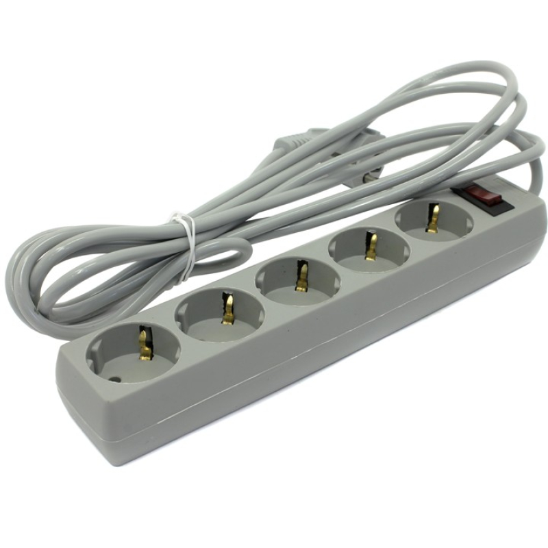 Сет. фильтр Exegate SP-5-3G 5 розеток 3м серый  купить в Инфотех