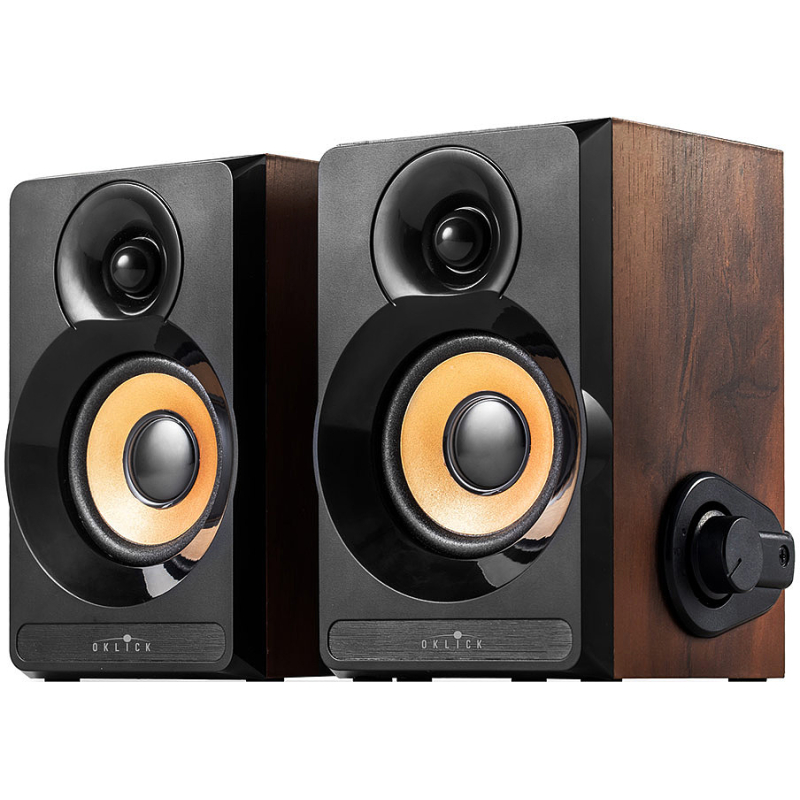 Колонки Oklick OK-161   2x3W  темное дерево   купить в Инфотех