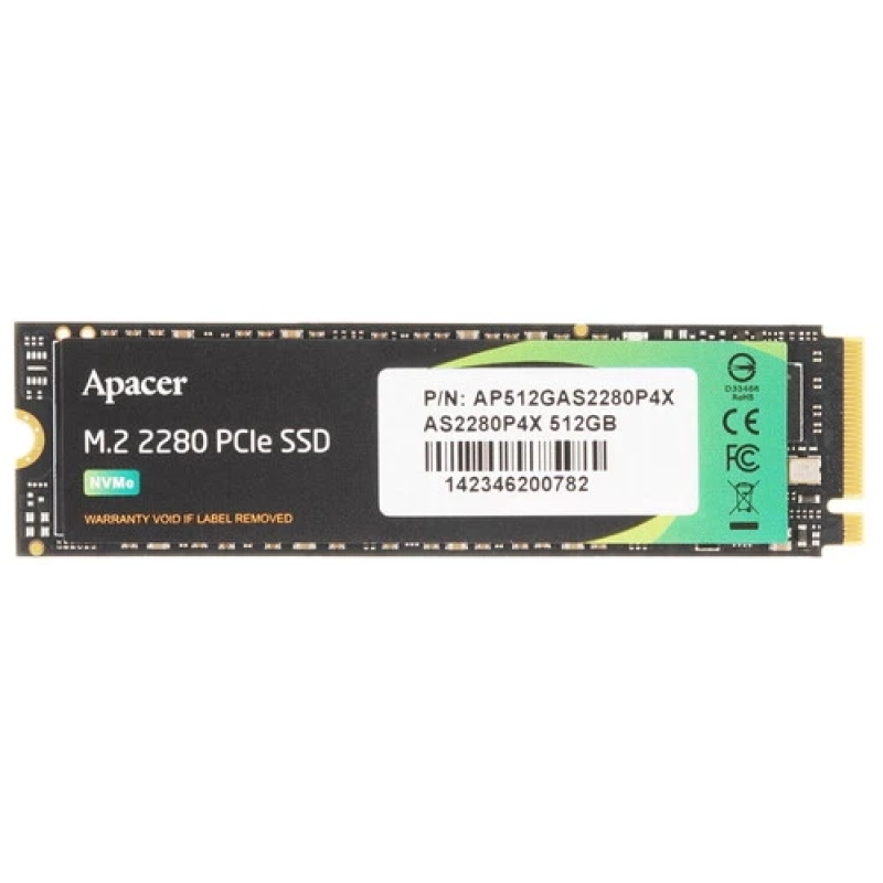 Накопитель SSD 512Gb Apacer AS2280 AP512GAS2280P4X-1    M.2  PCI-e  купить в Инфотех