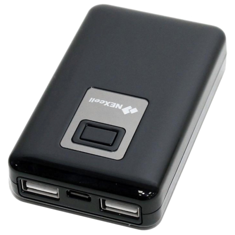 Портативная батарея NEXCELL PB-M5100, 5100 мА/ч, LI-POL, 2*USB 2100+1000mA  купить в Инфотех