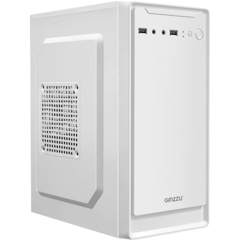 Корпус Ginzzu B185  белый   без БП  купить в Инфотех