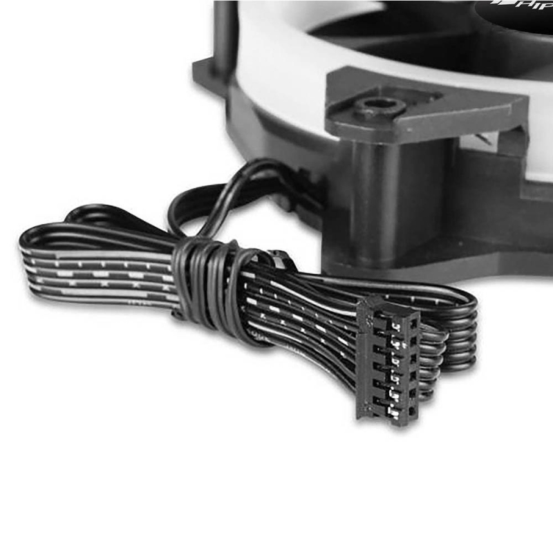 Вентилятор 120x120x25мм Hiper HCF1251-03 RGB   6-pin PWM  купить в Инфотех