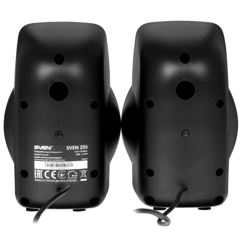 Колонки SVEN 255  USB 2x3 Вт  подсветка  купить в Инфотех