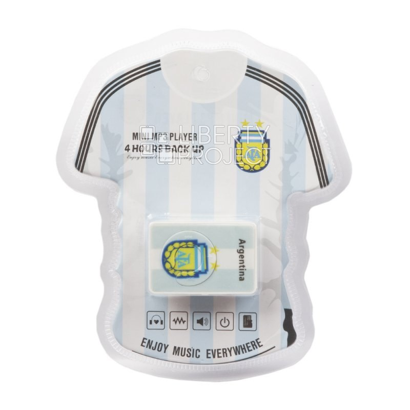 MP3 плеер "Аргентина" футбольная тема  microSD  купить в Инфотех
