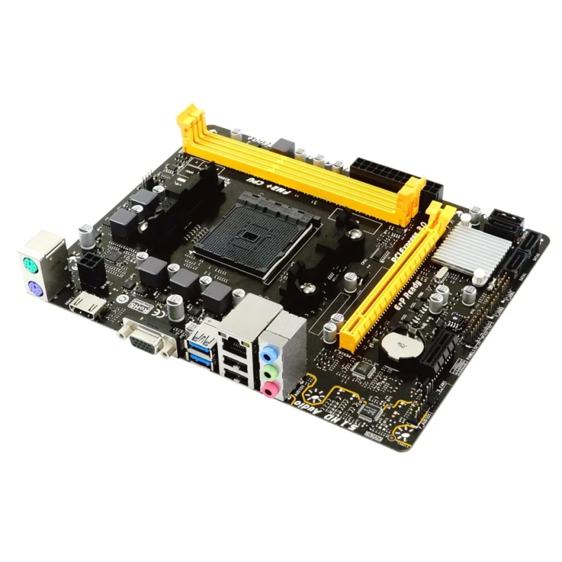 Мат. плата BIOSTAR A68MHE  sFM2  DDR3 mATX  купить в Инфотех