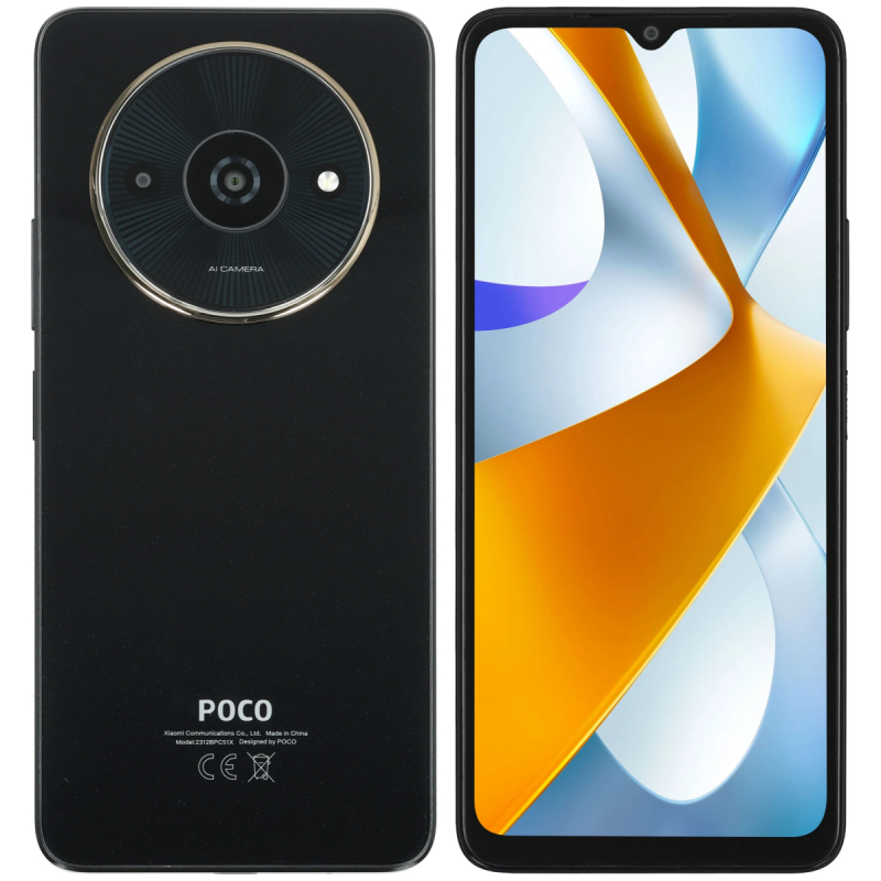 Смартфон POCO C61 4/128 GB Black  купить в Инфотех