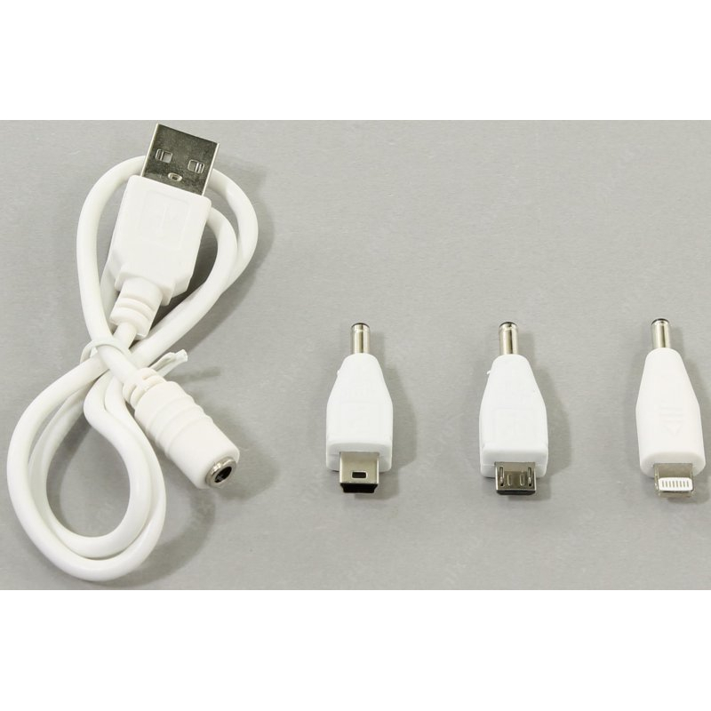 Внешняя батарея KS-is Power KS-239Black, 10400 мА/ч, черная, переходники 3 шт. (micro USB, mini USB, Apple Lightning)  купить в Инфотех