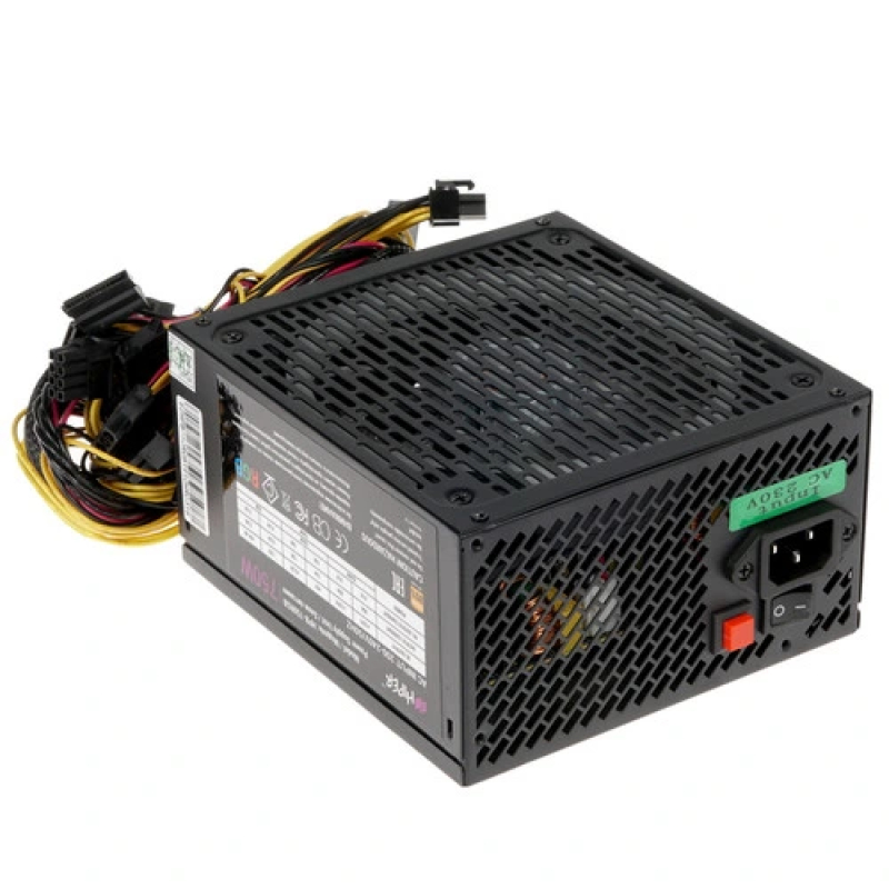 Блок питания 750W HIPER HPB-750RGB  RGB 140mm 85+  купить в Инфотех